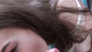 Tali Dova fed cum after hardcore taboo doggystyle banging