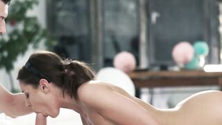Adorable babe Sybil passionate fucked after sensual blowjob