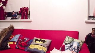 Busty UK babe Abbi Price ball licking and dick sucking POV