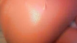 BIG ASS in PINK LEGGINGS Receive a CUM on PUSSY vol2