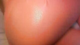 BIG ASS in PINK LEGGINGS Receive a CUM on PUSSY vol2