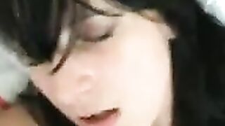 Sexy wife takes a cock doggy style ends with facial