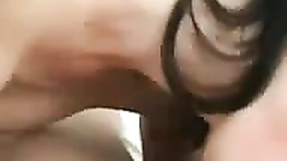 Sexy wife takes a cock doggy style ends with facial