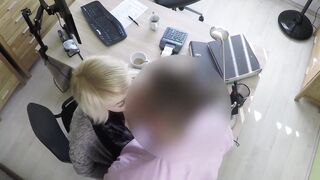 Naughty amateur bent over and fucked by fake agent