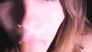 Amateur Webcam BJ Show with Deepthroat Dildo