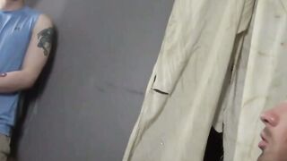 UNLEASHED BEAST Handsome God Files Hairy Bears Monster Cock Down His Throat