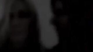 TS Jamie French analled with gloves after blowjob