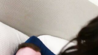 TS Alexa Scout hard fucked by inked stud before warm facial