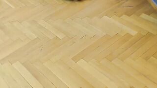 Petite babe obeys classy UK senior during sex session