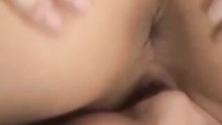 Redhead dyke Kimberly Chi pussy licked with naughty stepmom