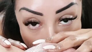 Hot ebony Alissa Divine pussy fucked hard by her hung buddy