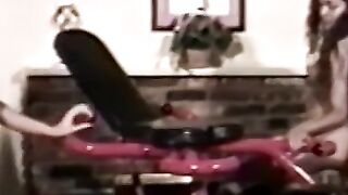 Lesbians with natural tits are up for hard anal toying