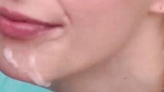 Real Amateur Facial Cumshot Compilation vol4