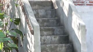Horny soldiers take turns on fucking intruder Rene Sava tight ass