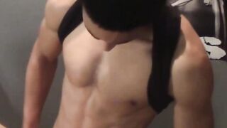 Tattoed hunk moans in pleasure after a hard penetration