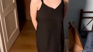 Redhead Teen with Big Tits Gives a Valentine's Day Blowjob for a Strap