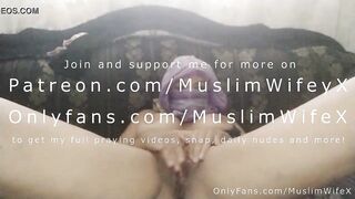 Real CUTIE Arab Milf Amateur Muslim زوجة عربية Masturbates Creamy