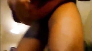EXTREMELY BOMBSHELL HOTWIFE TAKES BIG big black cock WITH JIZZED
