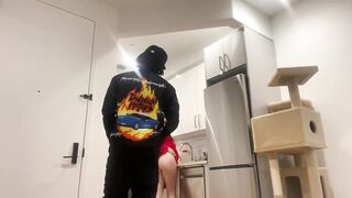 Cheating Ex-Wife Fucks Cable Men Young big black cock