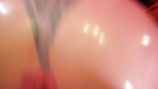 Pink Rubber Milf Blown and Plowed мамка в розовом латексе