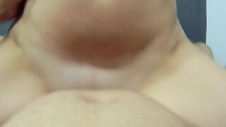 milf into Red Satin Nightie Riding Penis point of view and Gets