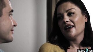 Lonely older stepmom Sovereign Syre wants stepson to impregnate her