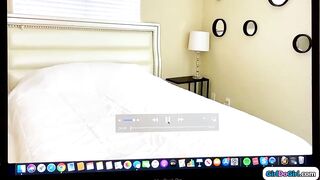 Stepmom massage on stepteen masturbate vid