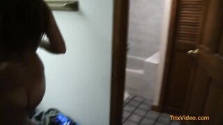 He Fucks His Sister-inside-law From Toilet to Bedroom