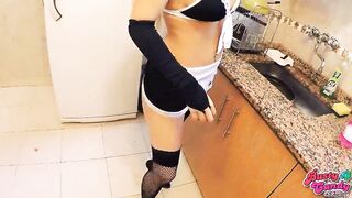 Super Sexy Huge Butt Bubble Booty Big Tit Maid