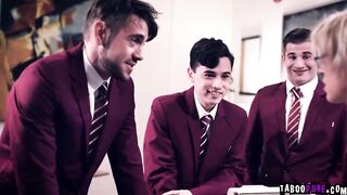 Dee Williams gets blackmailed by her students and gang bangs