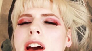 Tbabe Lianna Lawson ball licking deepthroat during massage