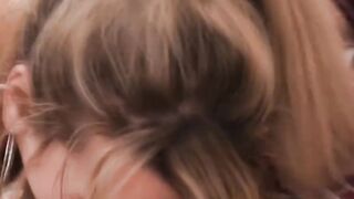 Big tits TS bareback fucked by her new roommate