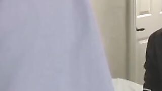 Kinky nurse Kaylo Riley rides big rock hard cock bareback