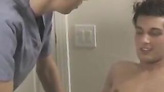 Kinky nurse Kaylo Riley rides big rock hard cock bareback
