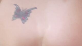 Two nasty UK girls sucking the dick together in threesome