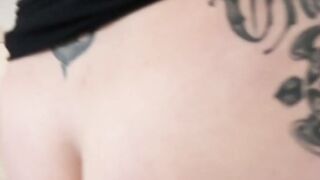 Nasty teen Raven Reign deepthroats stepdad before banging