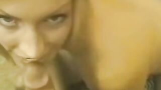 Busty amateur babe sucks dick and fucks missionary style