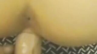 Busty amateur babe sucks dick and fucks missionary style