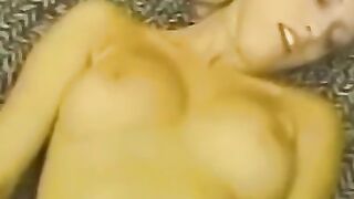 Busty amateur babe sucks dick and fucks missionary style
