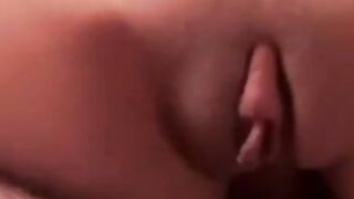 Skinny babe swallows big cock before anal fucking and facial
