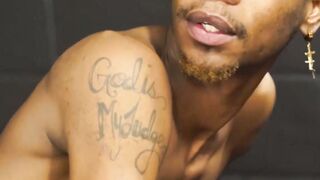 Blond skinny guy Dani Fantoms is manhandled by a dominant black stud Romance