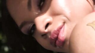 Halle Hayes ass craves Prince Yahshua huge black dick