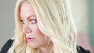 Redhead teen Madi Collins facesits her stepmom Serene Siren