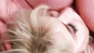 Inked tgirl pornstar Lena Kelly throat fucked and hammered