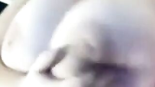 BBW with Big Tits Masturbates for BF on Skype