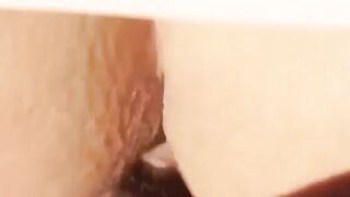 Outdoor sex with street babe with really short white hair