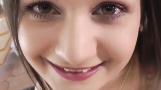 Young UK beauty needs brutal cowgirl riding and cum in mouth