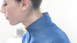 Barely legal with braces fucks coach