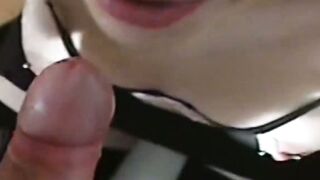 Hot UK girl Holli Ronson POV deepthroating at fake audition