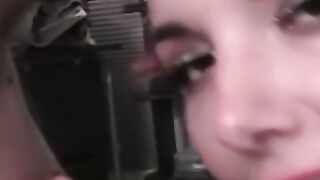 Busty amateur seductress takes big dick up her juicy pussy